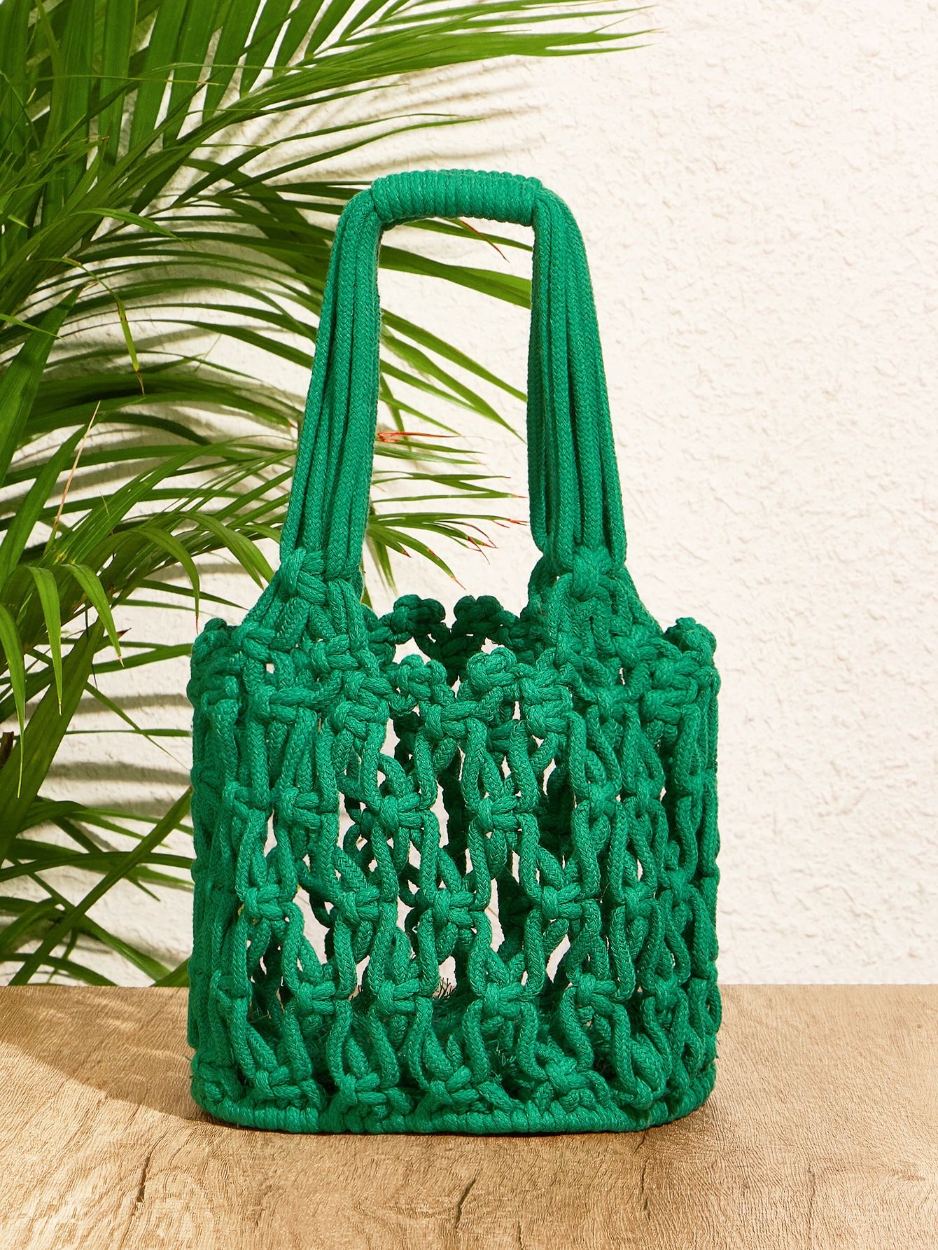Mini Hollow Out Design Bucket Bag | SHEIN