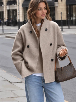 Oversized Button-Down Jacket | Commense