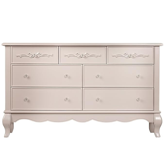 Evolur Aurora Dresser, 54x20.3x34 Inch (Pack of 1), Dusty Rose | Amazon (US)