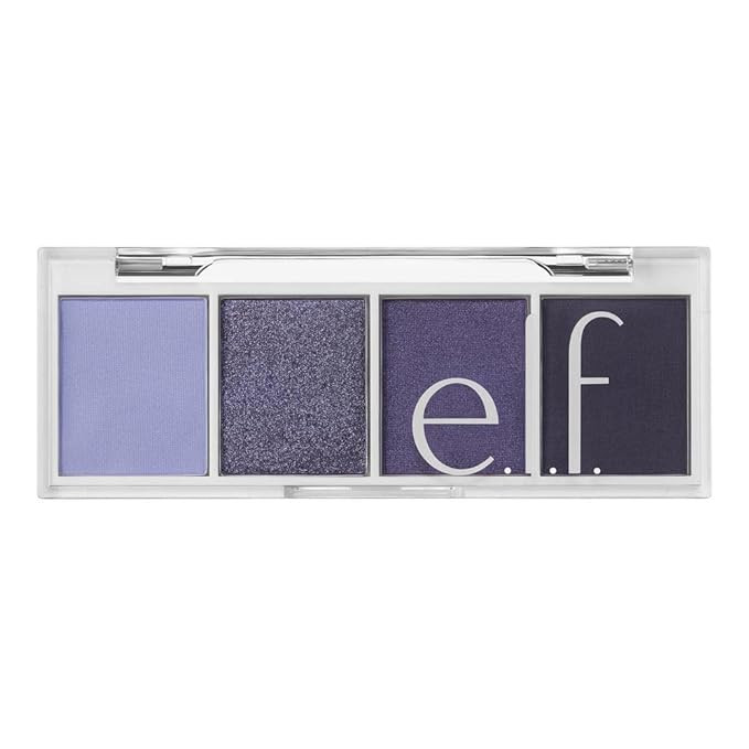 e.l.f. Bite-Size Eyeshadow, Ultra-Pigmented Eye Makeup Quad, 4 Matte & Shimmer Shades, Creamy & B... | Amazon (US)