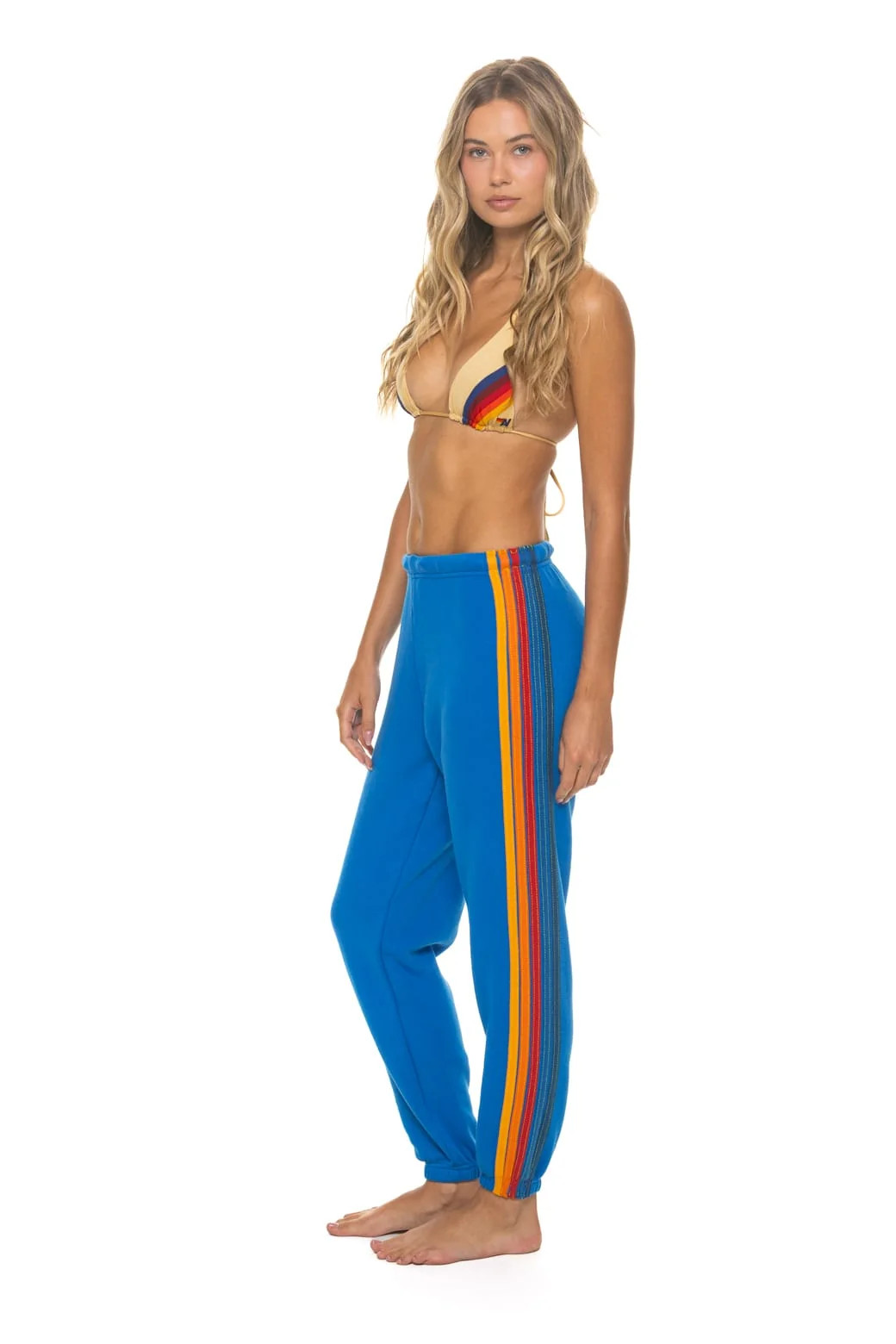 5 Stripe Sweatpants Adventure Blue | Aviator Nation | Aviator Nation