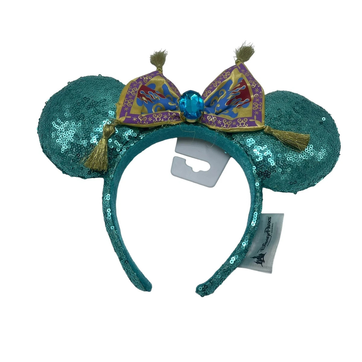 Walt Disney Parks Aladdin Princess Jasmine Blue Mickey Mouse Ears | eBay US