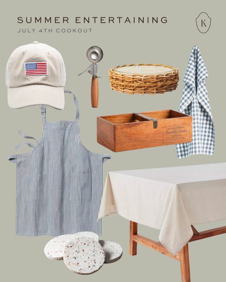 Officially ready for our July 4th cookout! ☀️ Take a peek at at our favorite dining and hosting accessories for the summer. 

#LTKSeasonal #LTKhome