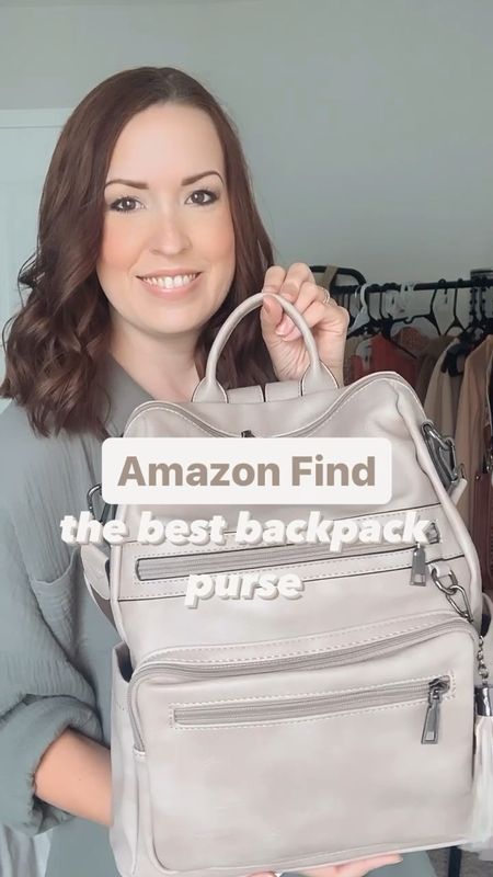 Amazon Find! The perfect Backpack Purse!

In color Cloud Grey 🩶

#LTKitbag #LTKBacktoSchool #LTKFind