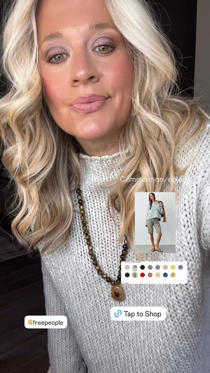✨Tap the bell, save and ❤️ start here over 40 fashion, midlife style, midsize fashion and luxury looks for less.  

I dread dressing for early fall because I want the cozy layers without feeling swallowed by them.
⬇️Sizing information: 
Large sweater tts (size up if in between sizes.) 
Denim shorts 12 size up for relaxed fit

That’s where Outfit Physics™ comes in.

A chunky knit adds volume on top, so I balance it with classic denim shorts and a little more leg underneath. The result feels cozy, current and never bulky.

Sometimes it isn’t about buying more clothes. It’s about understanding how to balance the ones you already love.

Lift • Skim • Balance

Save this for that awkward in-between weather and shop the look.

👑 Helping you look good, feel good.-Lindsey Denver   Check back daily for belly-friendly style, confidence, and Outfit Physics™.

#LTKOver40 #LTKPlusSize #LTKMidsize

Comment SHOP below to receive a DM with the link to this post on my LTK ⬇ https://liketk.it/6lU1u