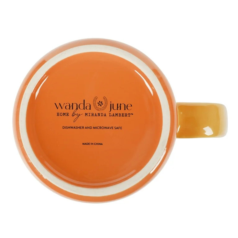 Wanda June Hustle Juice 20-ounce Orange Stoneware Mug by Miranda Lambert | Walmart (US)