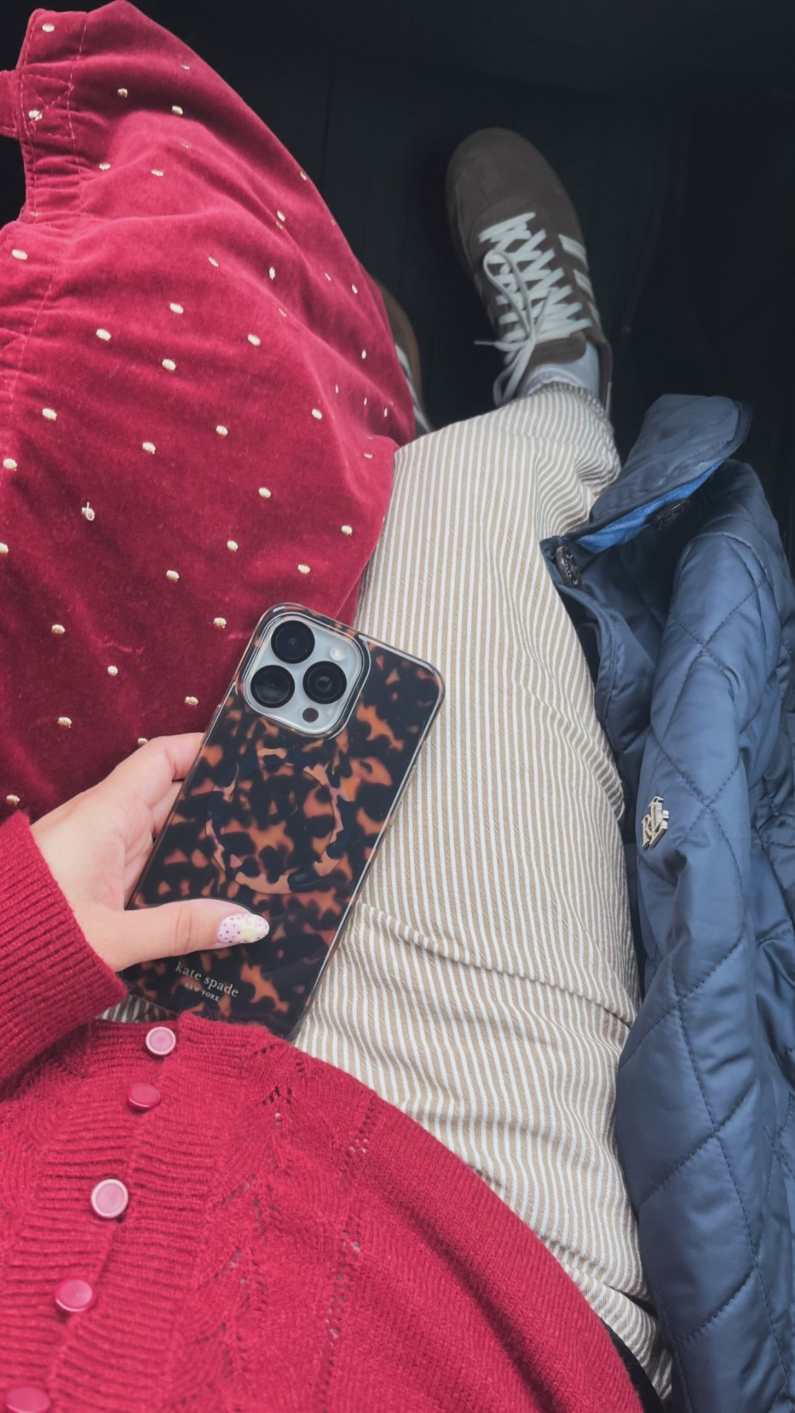 Lunar new year outfit 🧧

Kate spade phone case tortoise color way ♠️✨🐢

#LTKgrwm #LTKdayinmylife #LTKootd