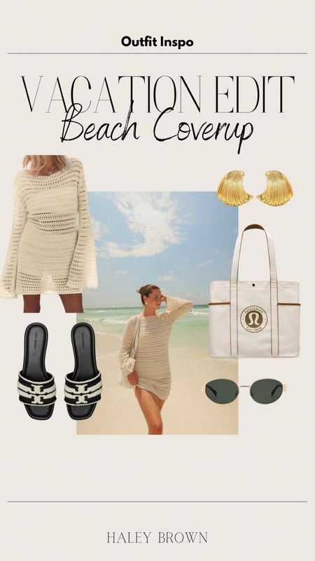 Vacation outfit, 30a outfit, Alys beach outfit, slick back bun, little white dress, flat sandals, beach outfit, vacation outfit inspo, simple makeup, resort outfit, chunky gold earrings, gold accessories, simple outfit, Pinterest outfit, aesthetic outfit, summer outfit, spring outfit, beach coverup, swimsuit coverup, lululemon bag, rosemary beach, inlet beach, seaside florida, resort outfit, swimsuit coverup, amazon coverup, white dress, 30a tour guide 

#LTKSwim #LTKSeasonal #LTKStyleTip