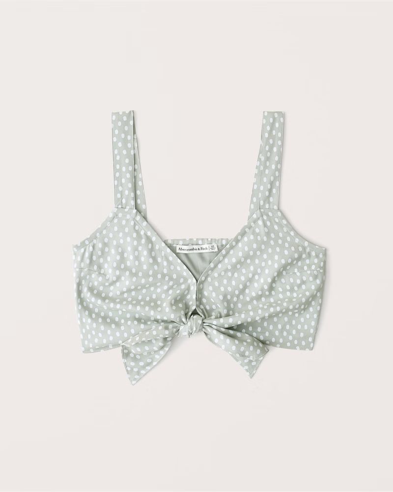 Tie-Front Top | Abercrombie & Fitch (US)