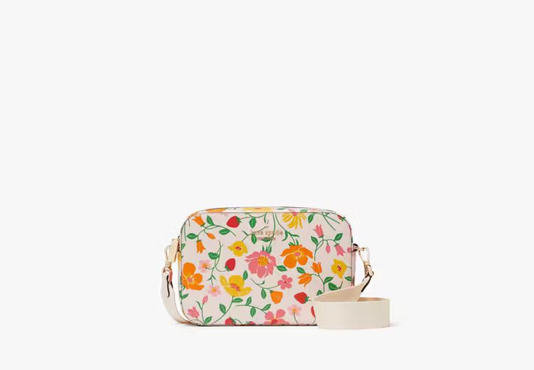 Madison Strawberry Garden Mini Camera Bag | Kate Spade Outlet