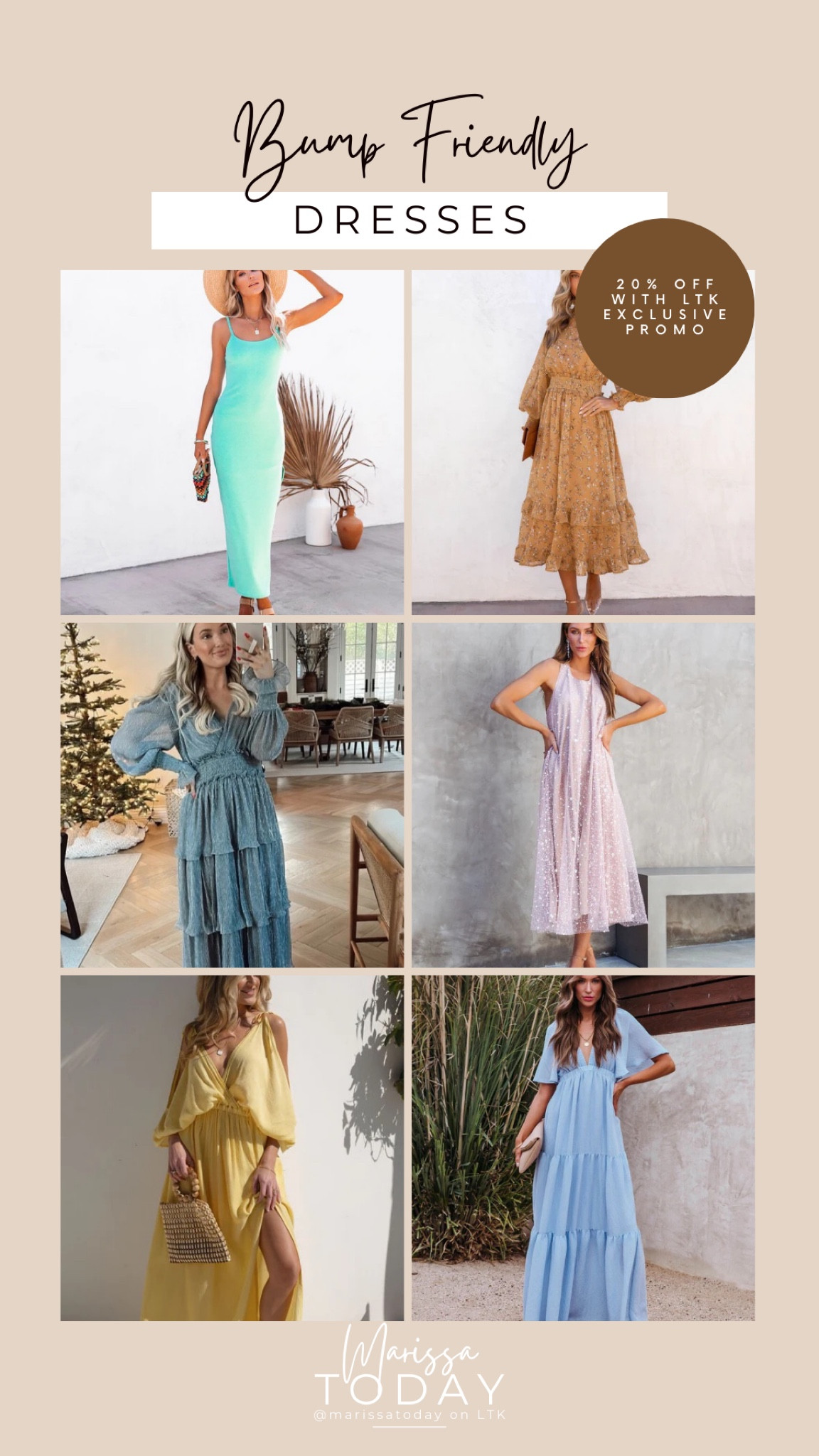 Bump friendly dresses for showers, maternity photos, or just everyday!

#LTKSale #LTKFind #LTKbump