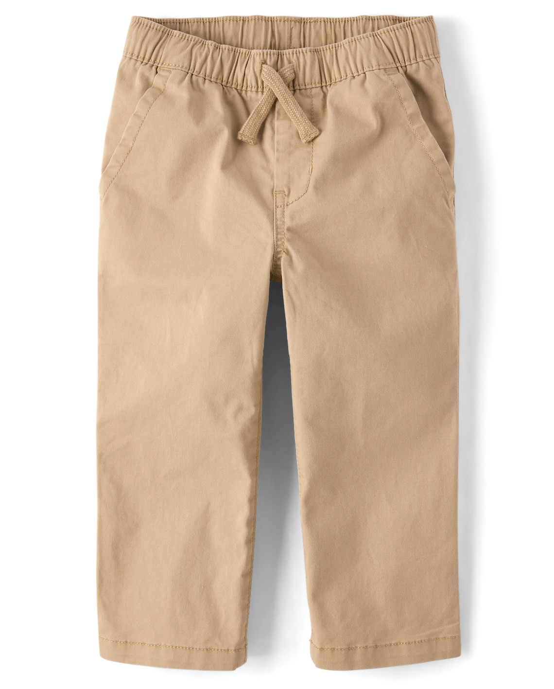 Baby And Toddler Boys Stretch Straight Pull On Chino Pants - brown | The Children's Place