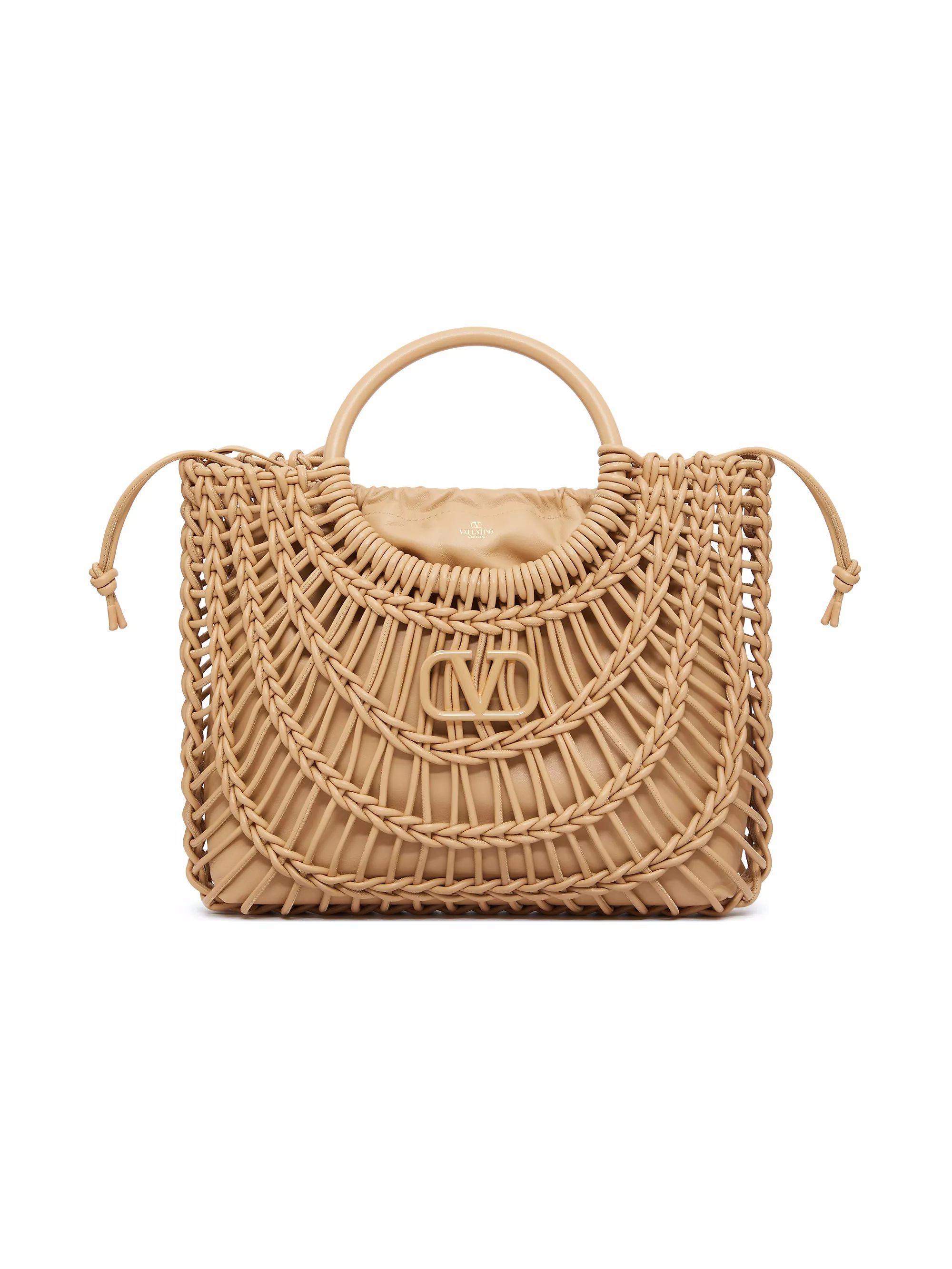 Allknots Woven Leather Shopper Bag | Saks Fifth Avenue