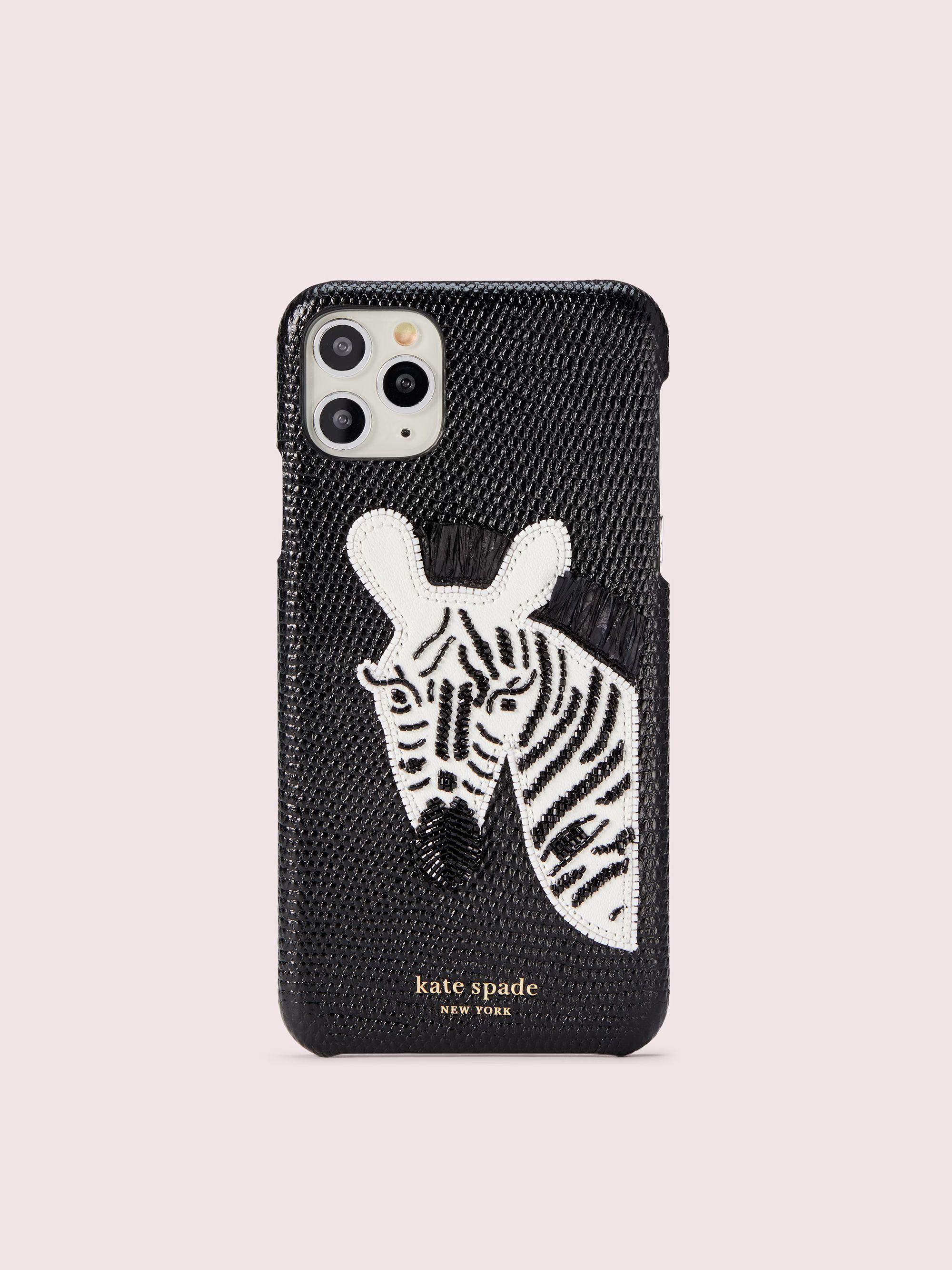 beaded zebra iphone 11 pro max case | Kate Spade (US)