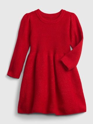 Toddler Ribbed-Knit Sweater Dress | Gap (US)