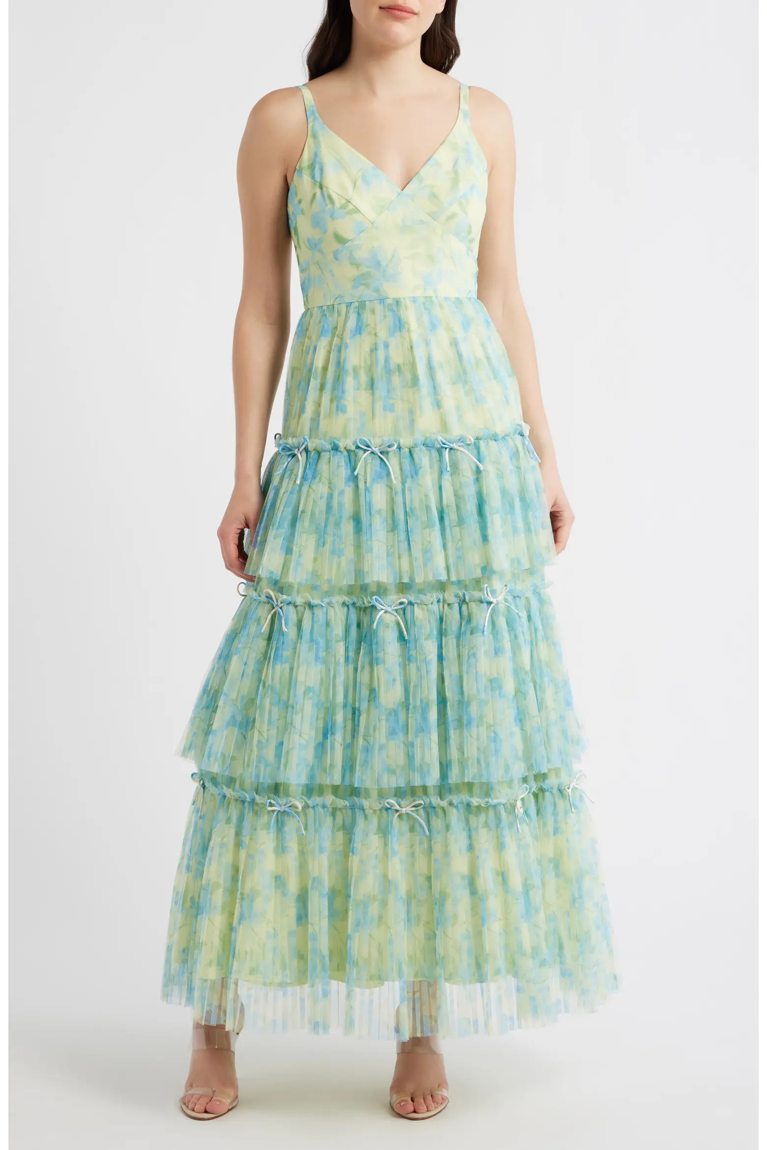 Madi Tiered Bow Gown (Women) | Nordstrom | Nordstrom