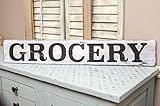 Grocery Sign - Farmhouse Grocery Wall Art - 24"x6" wood sign | Amazon (US)