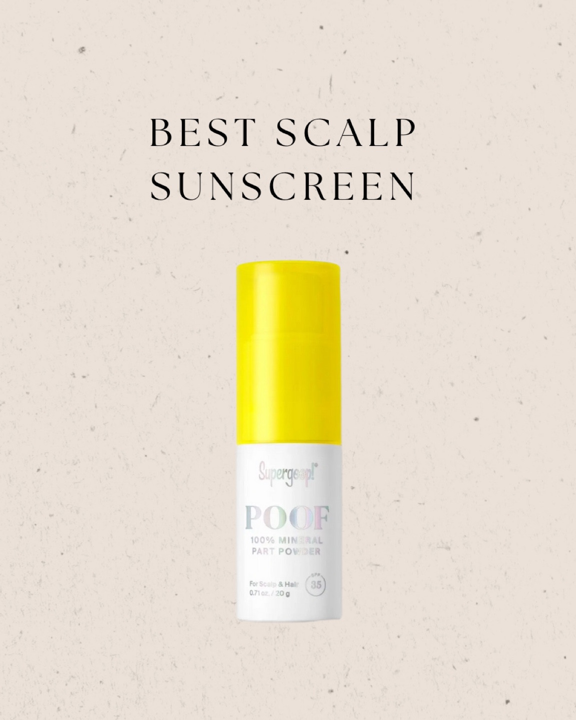 Scalp sunscreen! Yes, you need it! It feels like dry shampoo - a little goes a long way! 

#LTKswim #LTKbeauty #LTKSeasonal
