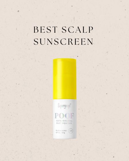 Scalp sunscreen! Yes, you need it! It feels like dry shampoo - a little goes a long way! 

#LTKswim #LTKbeauty #LTKSeasonal