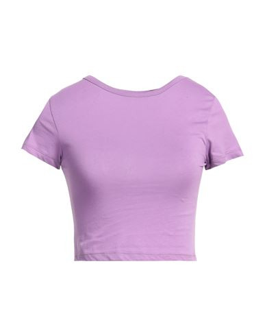 Cristinaeffe Woman T-shirt Light purple Size S Cotton | YOOX (US)