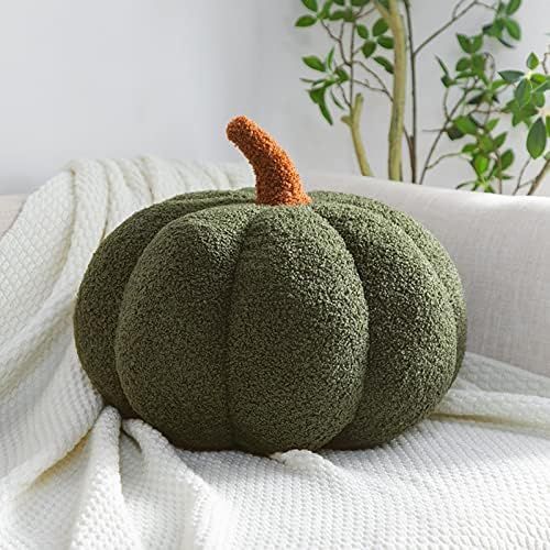 Pumpkin Pillow,7.9" Halloween Pumpkins Throw Pillow Cute 3D Plush Pumpkin Cushion Creative Fleece St | Amazon (US)