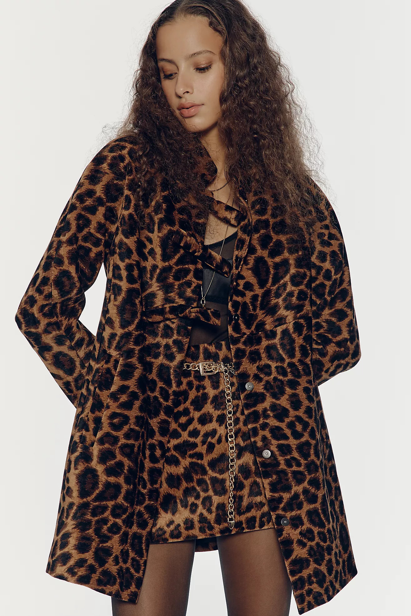 Avec Les Filles A-Line Leopard Jacket | Anthropologie (US)