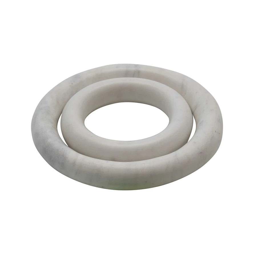 Round Marble Trivet Set | Modern Locke