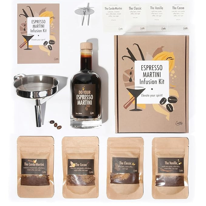 Espresso Martini Infusion Kit | Homemade Cocktails Kit | Espresso Martini Kit | Natural Cocktail ... | Amazon (US)