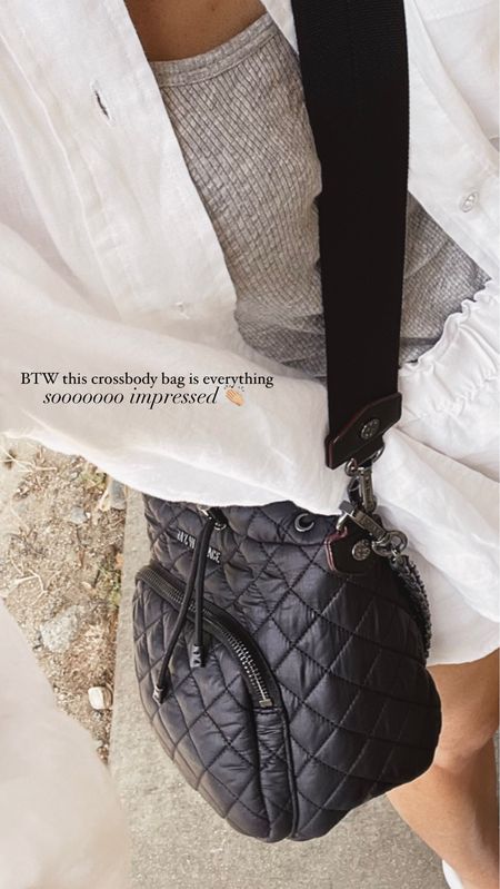 So impressed with this crossbody, black quilted, everyday size #StylinbyAylin 

#LTKitbag #LTKSeasonal #LTKstyletip