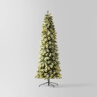 9' Pre-lit Slim Virginia Pine Artificial Christmas Tree White LED Lights - Wondershop™ | Target