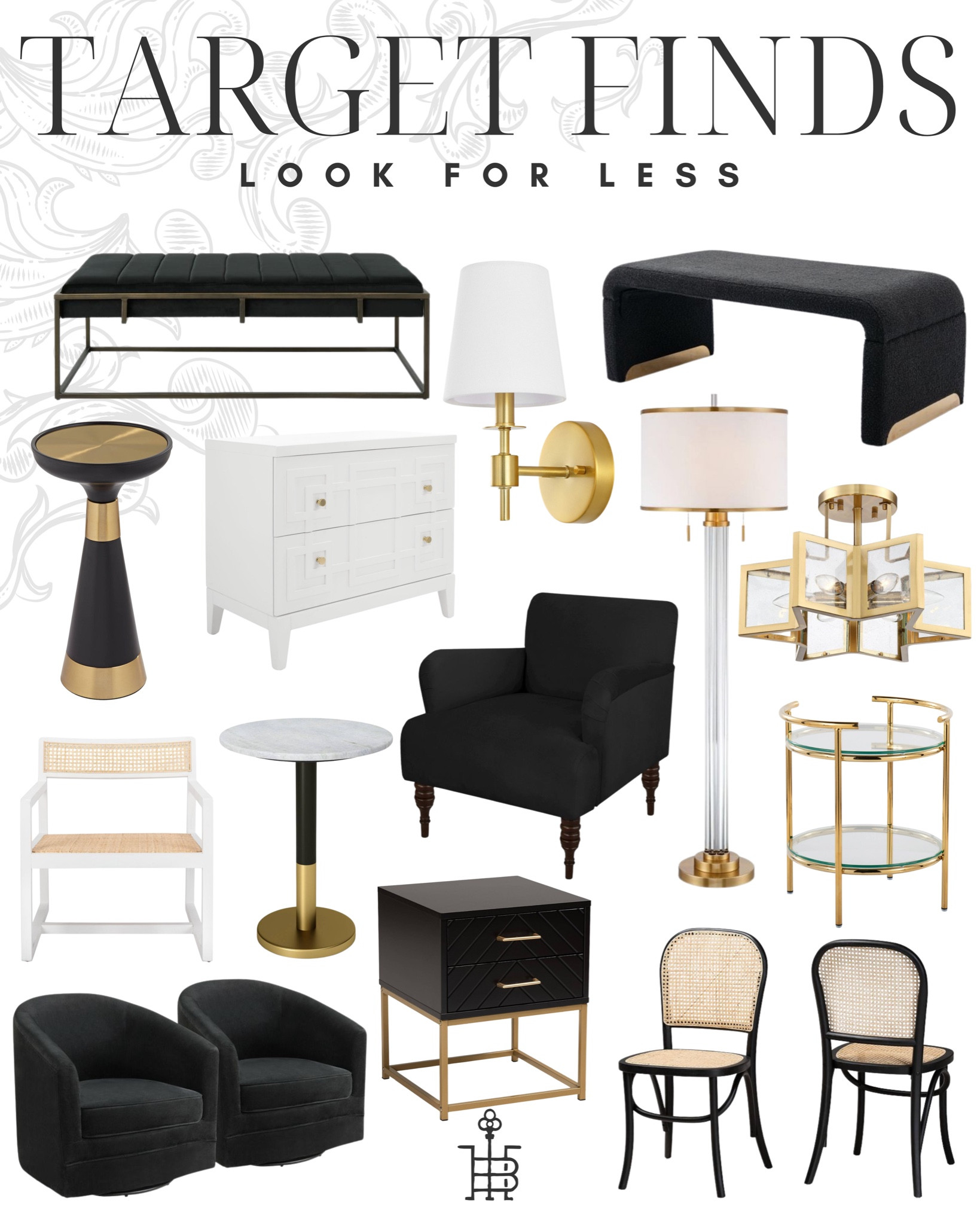 Home decor, target home, target sale, black decor, living room, bedroom, kitchen, dining, bench, bed bench, Boucle, cane furniture, farmhouse, modern, gold light, side table, cocktail table, black velvet, glam

#LTKhome #LTKstyletip #LTKSeasonal