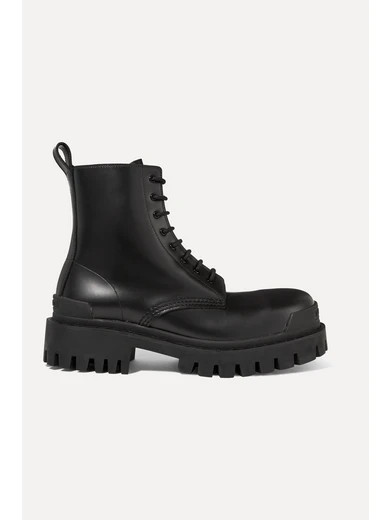 Strike leather ankle boots | NET-A-PORTER (US)