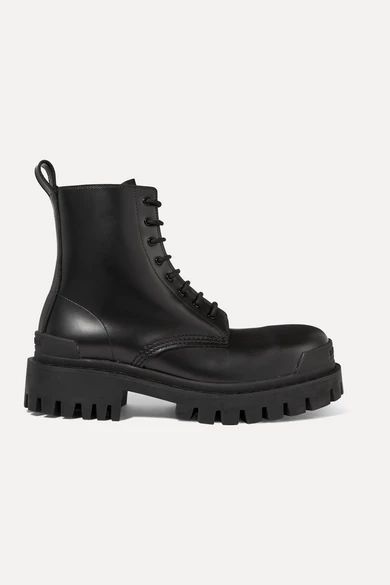 Strike leather ankle boots | NET-A-PORTER (US)