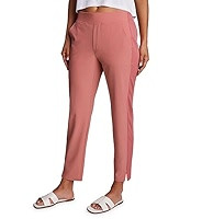 RBX Women's Ankle Pant, Quick Drying Lightweight Stretch Woven Flat-Front Straight Leg Pants | Amazon (US)
