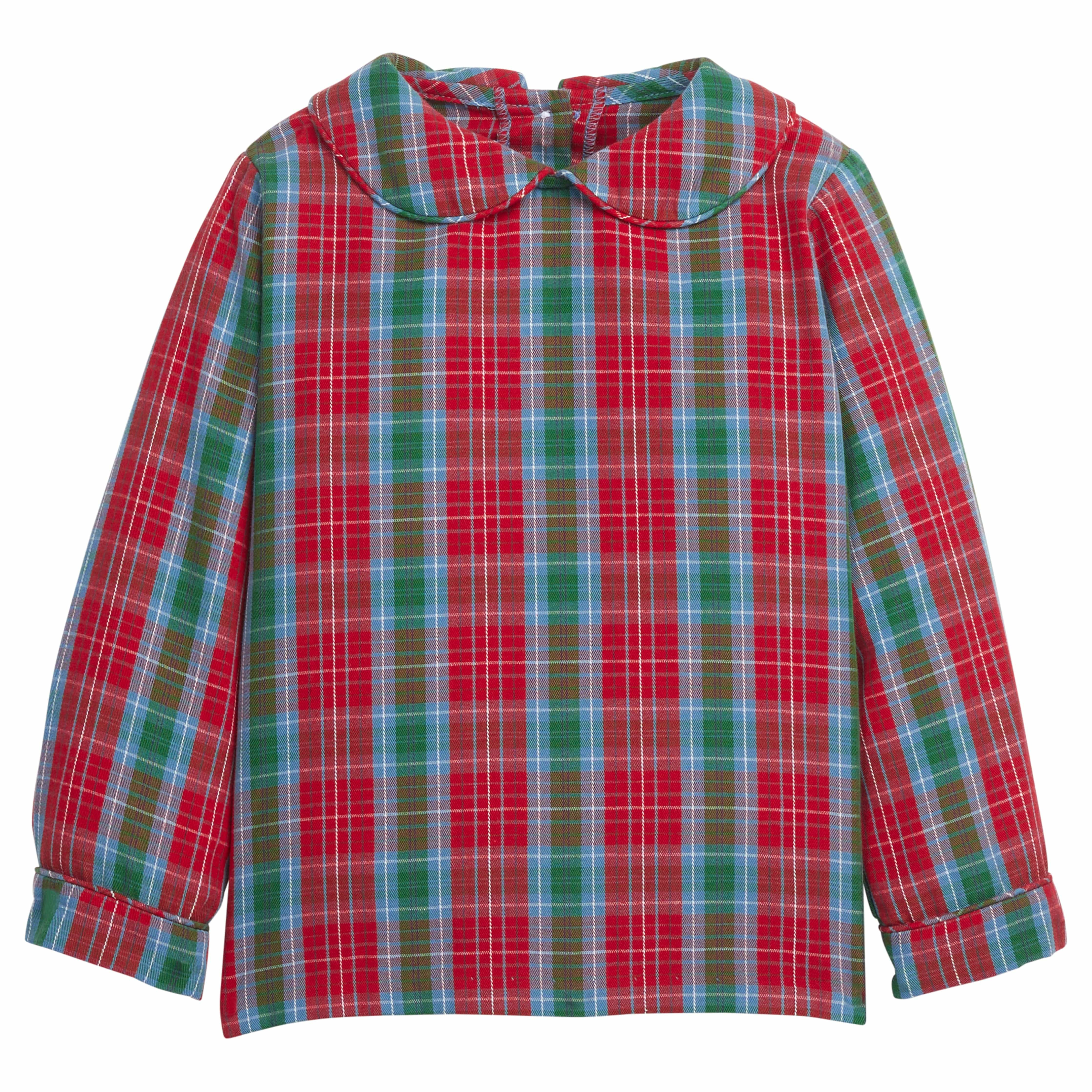 Peter Pan Shirt - Highlands Tartan | Little English