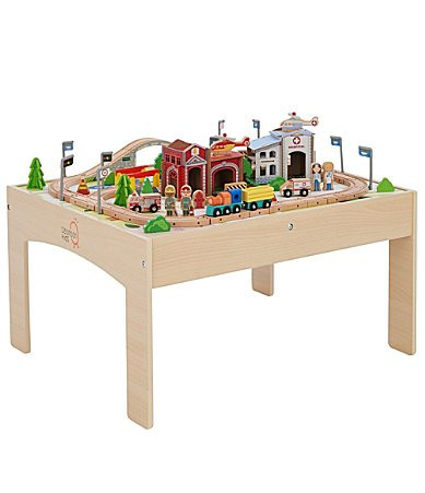 Teamson Kids Preschool Play Lab 85 Piece Train Town Table Set - Wood | Dillard's