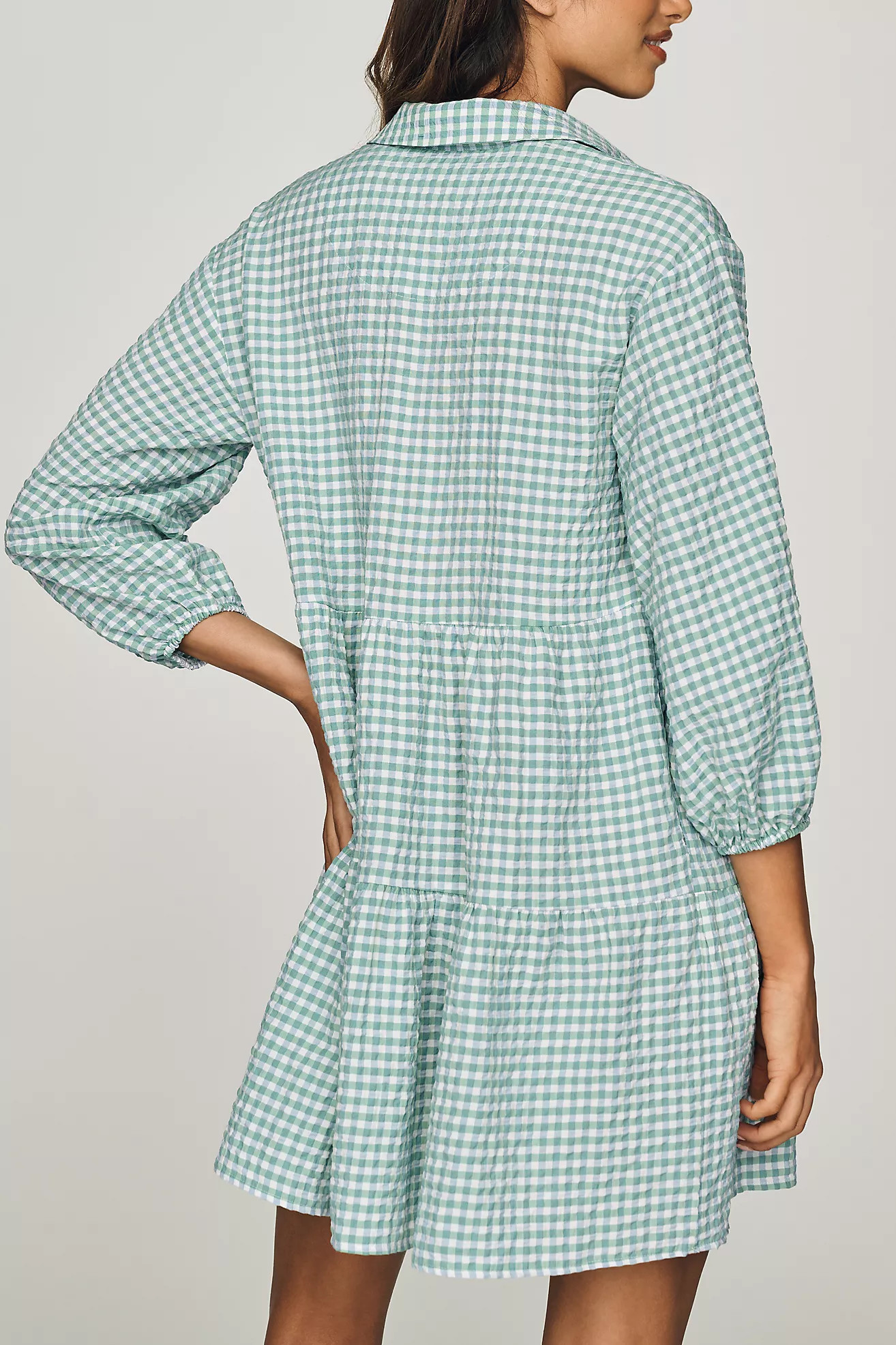 Bettina Mini Tiered Shirt Dress by Maeve | Anthropologie (US)