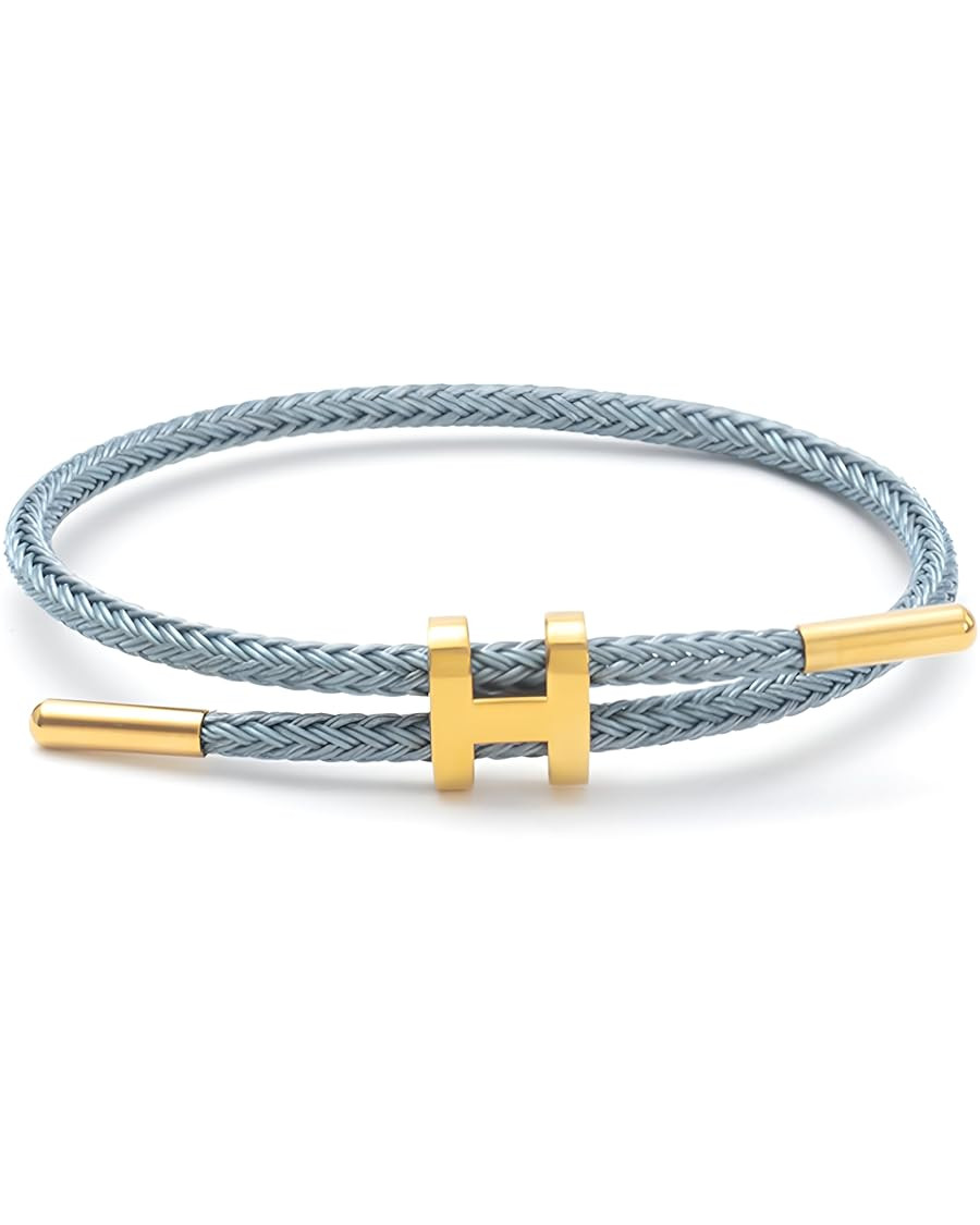 ARDILLA JW Bracelet with Adjustable Design Polished H Shape Buckle, Bracelets for Women, 18k Gold... | Amazon (US)