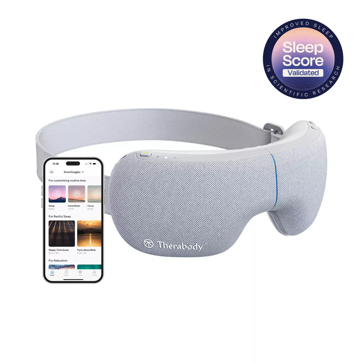Therabody SmartGoggles Heated Eye & Temple Massager (1st Generation) | Target