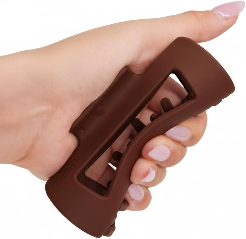The Original Mello Hair Claw Clip Squishy Claw Clip Made in Korea Patent Pending 30021976 (Dark B... | Amazon (US)
