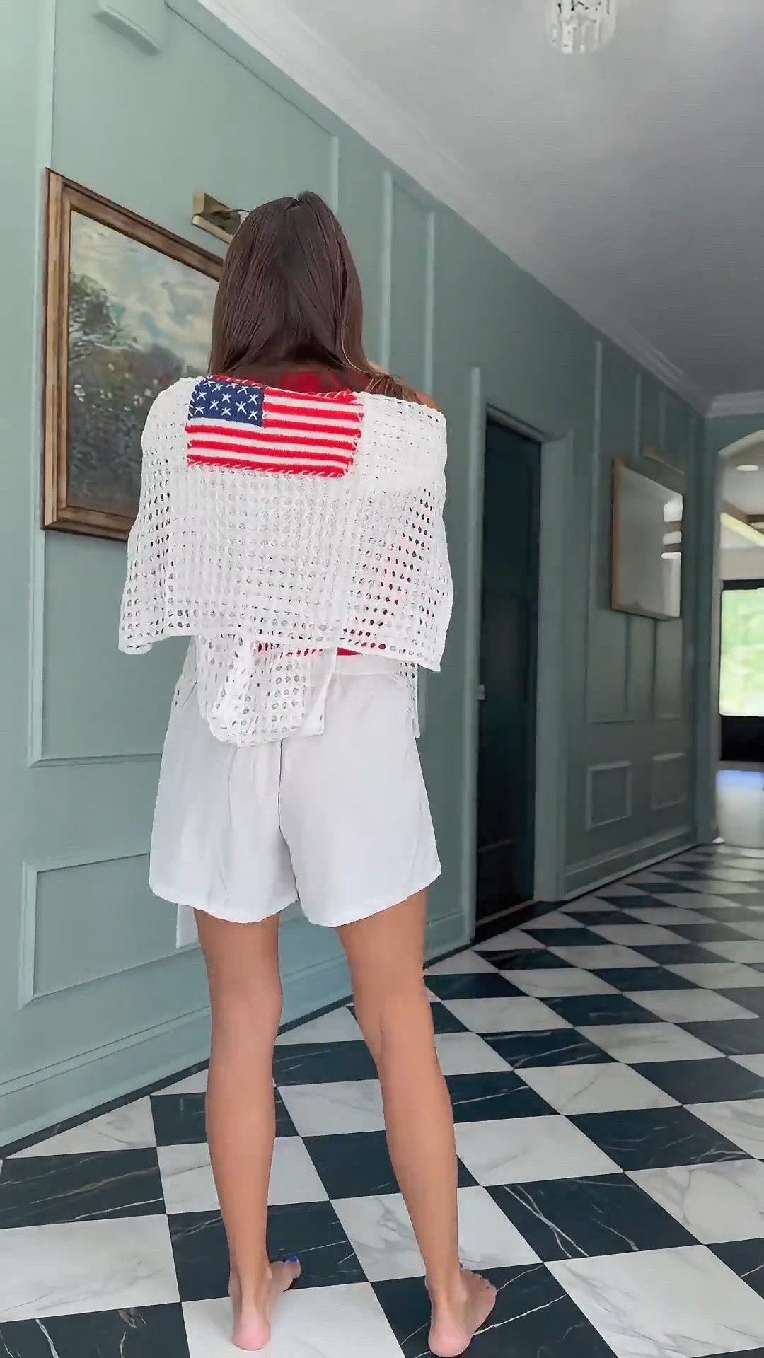 Linen shorts 
Amazon outfit idea
USA sweatshirt

#LTKgrwm #LTKmomlife #LTKOver40