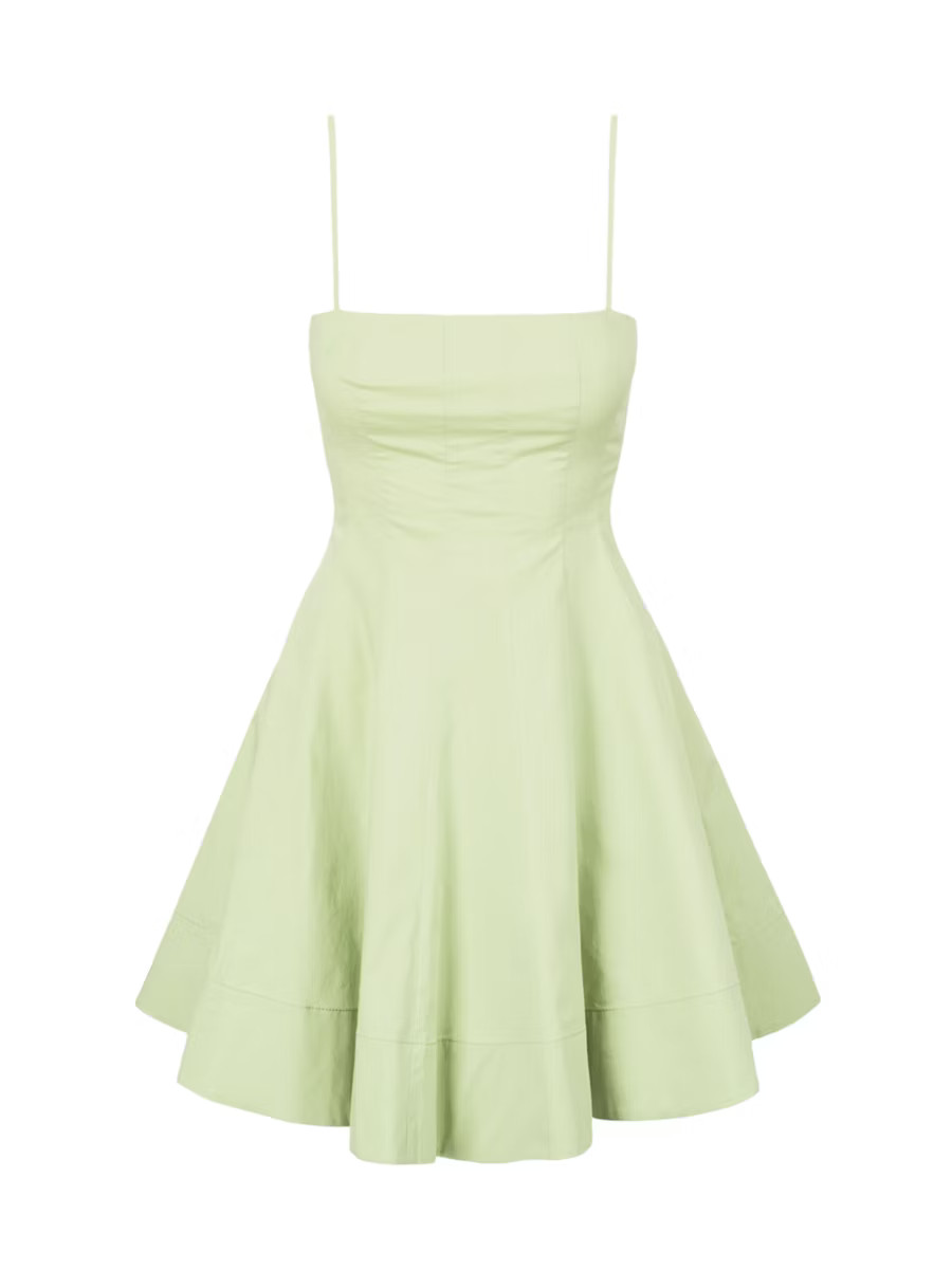 Wylie Stretch-Cotton Minidress | Saks Fifth Avenue