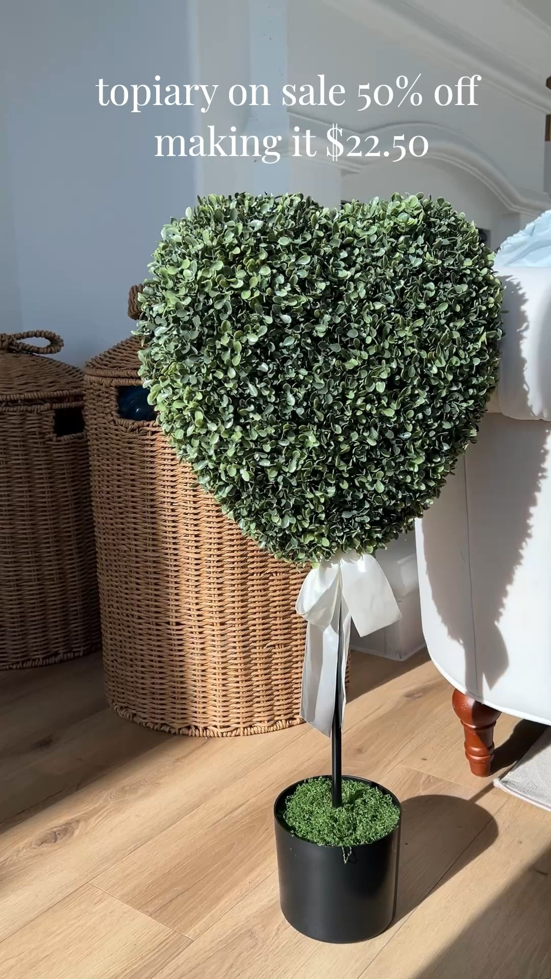 My texas house topiary, heart shaped topiary, walmart topiaryy

#LTKHome