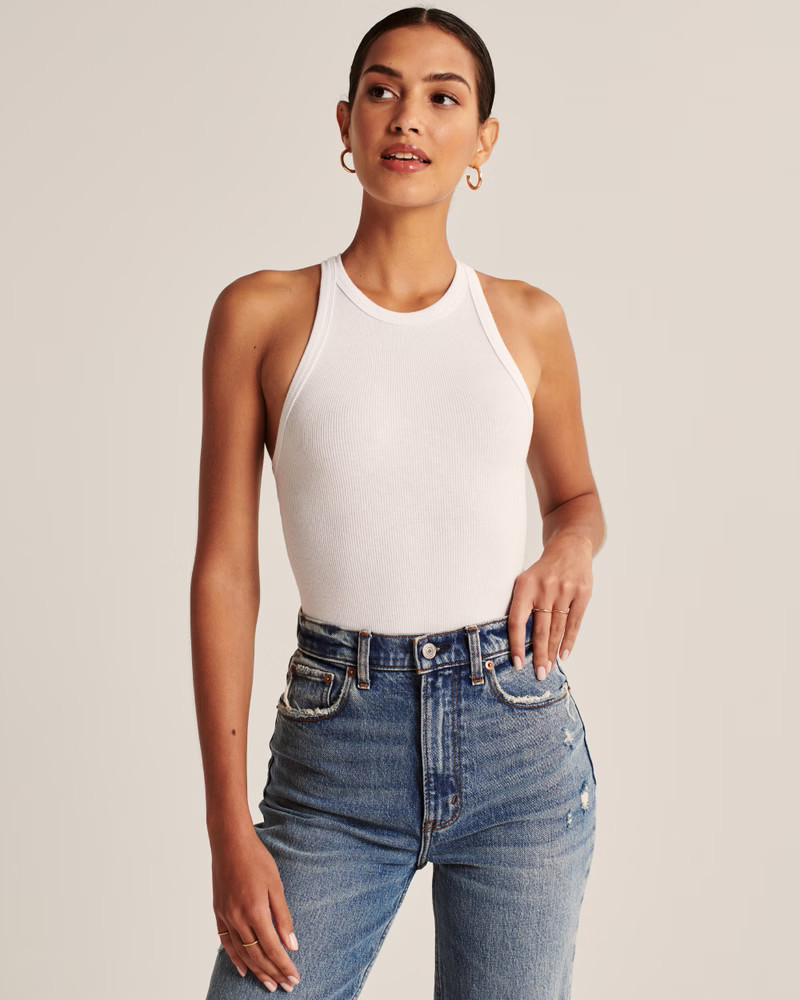Ribbed Scuba Bodysuit | Abercrombie & Fitch (US)