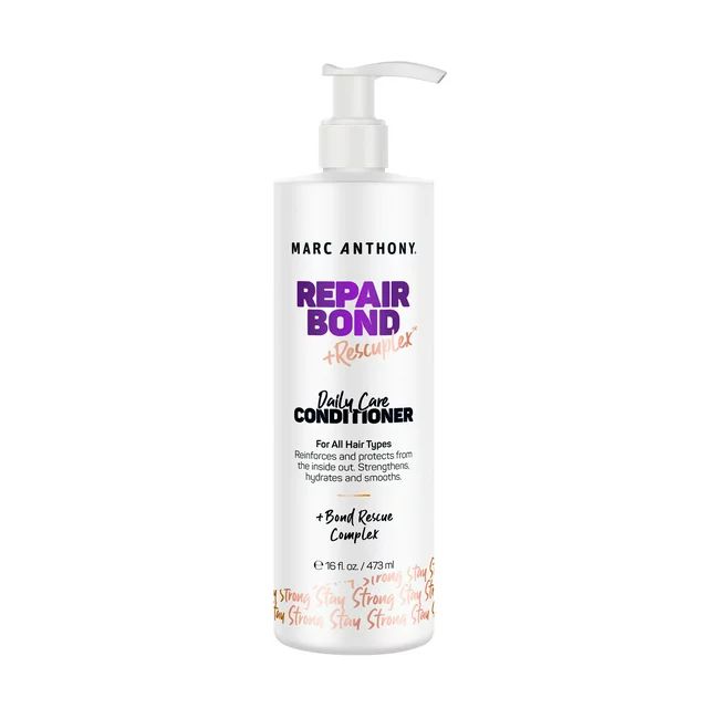 Marc Anthony Repair Bond Plus Rescuplex Daily Hair Conditioner for All Hair Types, 16 oz | Walmart (US)