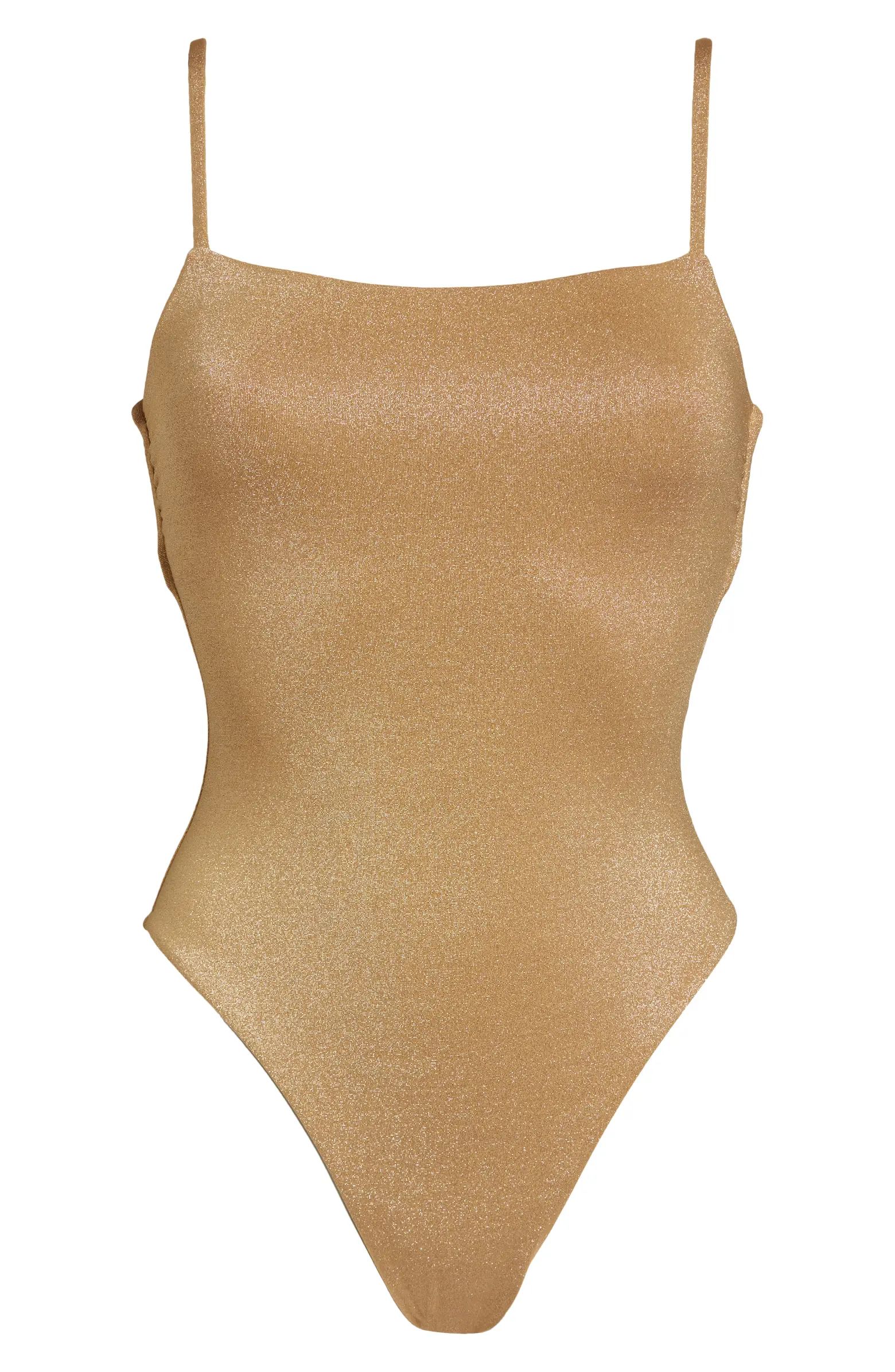 Jenna Shimmer One-Piece Swimsuit | Nordstrom