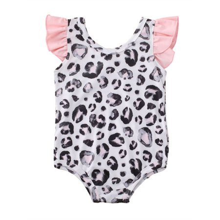 Summer Newborn Infant Baby Girls Leopard Swimsuit Swimwear Bikini Swimming Suit | Walmart (US)