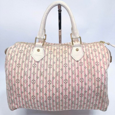 Louis Vuitton Monogram Mini Lin Croisette Speedy 30 Rouge M95501 Hand Bag Ladies | eBay US