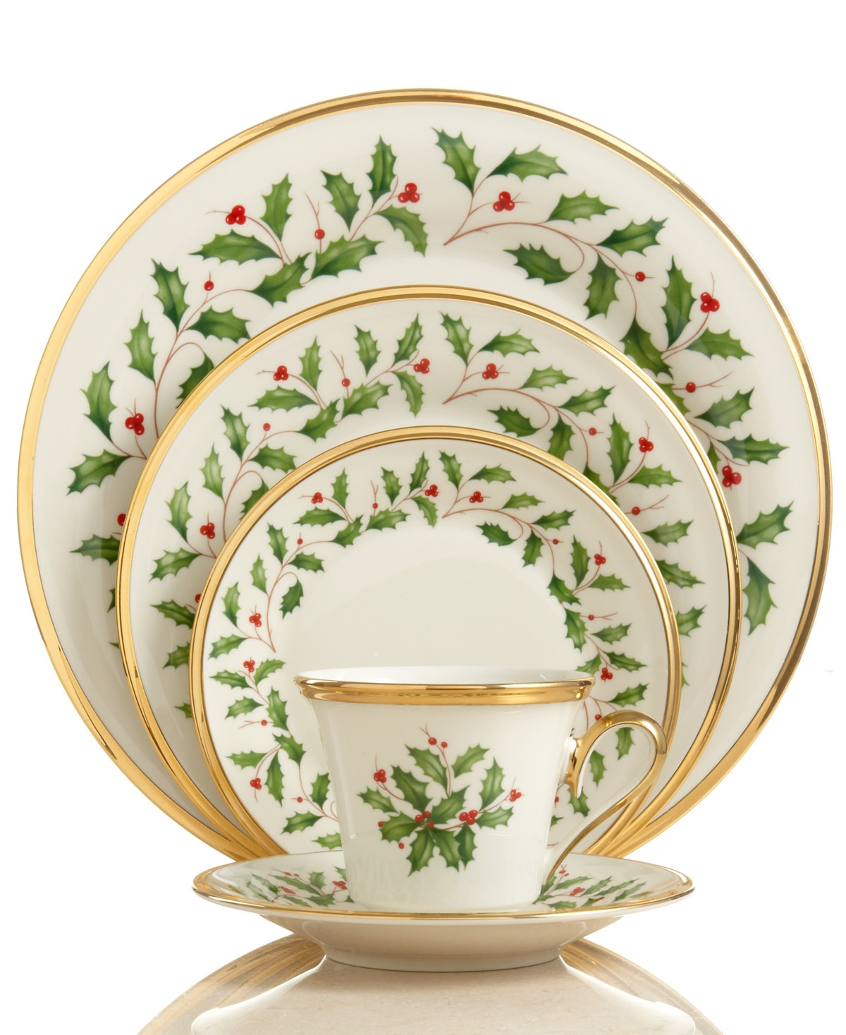 Lenox Holiday 5-Piece Place Setting | Macy's