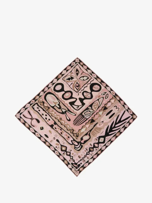 geometric-print silk scarf | Farfetch Global